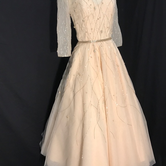 Sharon Bowen Dryden Dresses & Skirts - Designer Dark Ivory Silk Wedding Dress Prom Quinceañera 8 Sleeves NEW SB Dryden